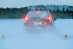 Тест торможения 42 зимних шин  от издания Auto Bild